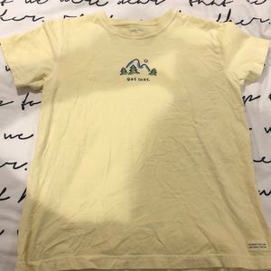 LIFE IS GOOD YELLOW TEE